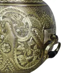 سماور گازی سنتی برنجی طرح گلستان - یزد استور