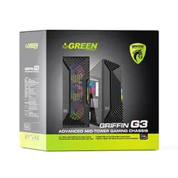 کیس گیمینگ گرین GRIFFIN G3