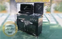 باربیکیو مدل استیل دودی 110 - ویلا مبل