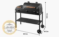 باربیکیو گازی زغالی مدل z85 - ویلا مبل