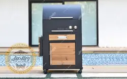 باربیکیو مدل مشکی و ترموود 62 - ویلا مبل