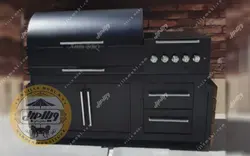 باربیکیو مدل مشکی 140 - ویلا مبل