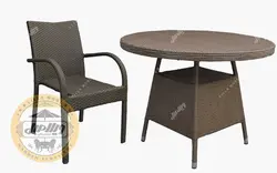 قیمت خرید میز و صندلی باغی حصیربافت مدل ارکید | ویلامبل