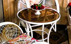 میز عسلی فلزی - ویلا مبل