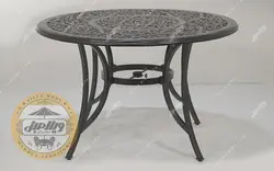 میز و صندلی باغی آلومینیومی مدل آدرین - ویلا مبل