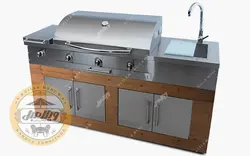 باربیکیو سفارشی آیلند با طول 180 و عرض 60 - ویلامبل