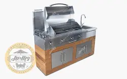 باربیکیو سفارشی آیلند با طول 180 و عرض 60 - ویلامبل