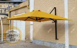 چتر پایه کنار باغی آلومینیوم دیواری قطر سه و نیم متری