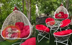 صندلی آویزی مناسب فضای باز دونفره - ویلا مبل