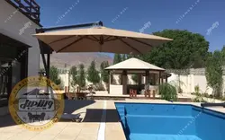 قیمت خرید چتر پایه کنار باغی مدل مربعی ۳ در ۳ - سایبان چتری