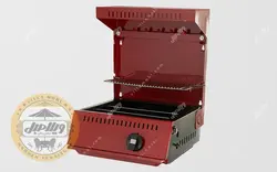 باربیکیو دیواری زغالی گازی تاشو - ویلا مبل