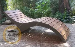 تخت کنار استخری مدل ترمو وود - ویلا مبل