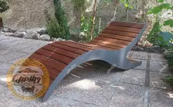 تخت کنار استخری مدل ترمو وود - ویلا مبل