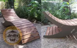 تخت کنار استخری مدل ترمو وود - ویلا مبل