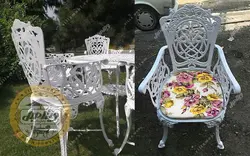 صندلی باغی آلومینیومی مدل مرغابی - لیست قیمت مبلمان باغی