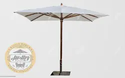 سایبان چتری چوبی مدل الدورا مربع - ویلا مبل