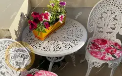 میز باغی آلومینیوم قطر ۶۰ - جدیدترین های [2021] ویلا مبل