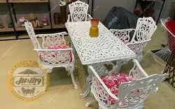 میز آلومینیوم مستطیل گلوریا - جدیدترین مدل‌های [1400]