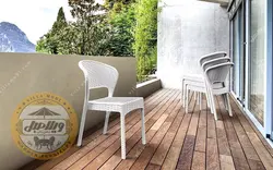 قیمت + خرید میز و صندلی پلیمری مدل توسکا | ویلا مبل