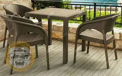 قیمت + خرید میز و صندلی پلیمری مدل ارکیده | ویلا مبل