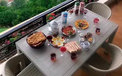 قیمت + خرید میز و صندلی پلیمری مدل ارکیده | ویلا مبل