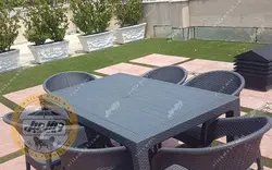 قیمت + خرید میز و صندلی پلیمری مدل ارکیده | ویلا مبل