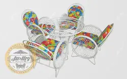 قیمت خرید مبلمان باغی مدل کالسکه گلبرگ (اقتصادی) | ویلا مبل