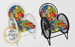 قیمت خرید مبلمان باغی مدل کالسکه گلبرگ (اقتصادی) | ویلا مبل