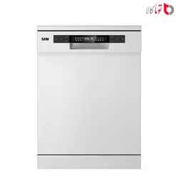 ماشین ظرفشویی سام مدل (DW-186W(NEW سفید گارانتی سام سرویس