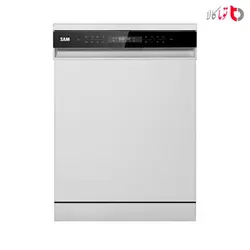 ماشین ظرفشویی مدل DW-192 W  سام رنگ سفید دارای 24 ماه گارانتی سام سرویس