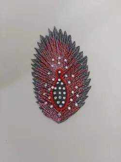 تیکه دوزی پشت چسب