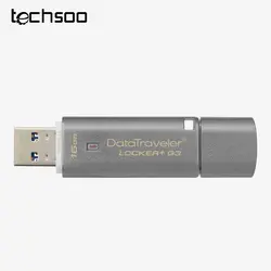 فلش مموری Kingston مدل Data Traveler Locker + G3 ظرفیت 16 گیگابایت