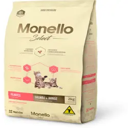 غذای خشک بچه گربه مونلو سلکت با طعم ماهی و برنج _ Monello select