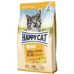 غذای خشک گربه هپی کت مدل مینکاس هربال _ Happy cat hairball control