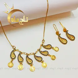 نیم سرویس ترمه طلا تاج ماه