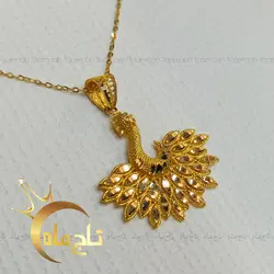 نیمست طاووس طلا تاج ماه