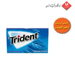 آدامس تریدنت طعم اکالیپتوس نعنا آبی بسته 14 عددی - فروشگاه اینترنتی تارا تهران