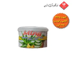 کمپوت آناناس و آلوئه ورا Ming خرده شده 227 گرم - فروشگاه اینترنتی تارا تهران