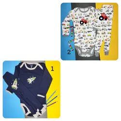 بادی آستین  بلندبا شلوار 24ماه کارترز لاو پسرانه کد:5009