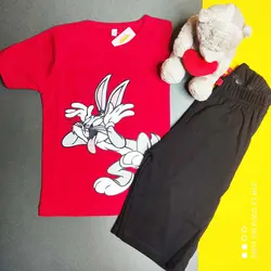 ست تیشرت شلوارک باگزبانی کد:1011