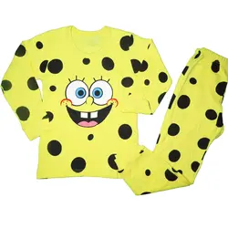 ست بلوز شلوار باب اسفنجی تمام پنبه کد:9040