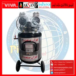 قیمت کمپرسور باد 100لیتری سایلنت 2پمپ - صنایع پیشرو