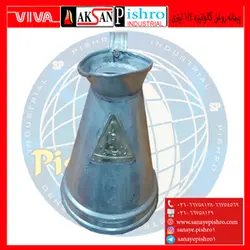 قیمت پیمانه روغن گالوانیزه 1/4 لیتری - صنایع پیشرو