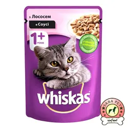 پوچ گربه با طعم ماهی 85 گرمی Whiskas