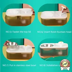 ظرف آبخوری اتوماتیک سگ و گربه SEVEN