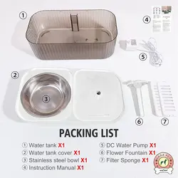 ظرف آبخوری اتوماتیک سگ و گربه SEVEN