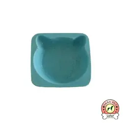 ظرف آب و غذای سفالی لعاب دار طرح دار SEVEN