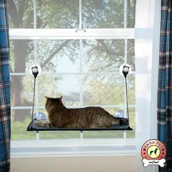 جای خواب پشت پنجره ای طرح دار مخصوص گربه Unique