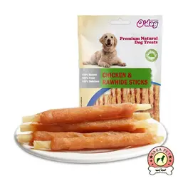 تشويقي سگ مدادی کلسیمی مرغ 100 گرمی ODOG