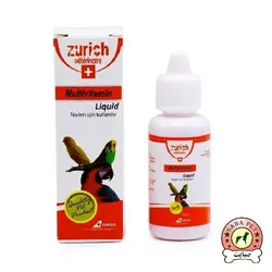 قطره مولتی ویتامین پرندگان Zurich